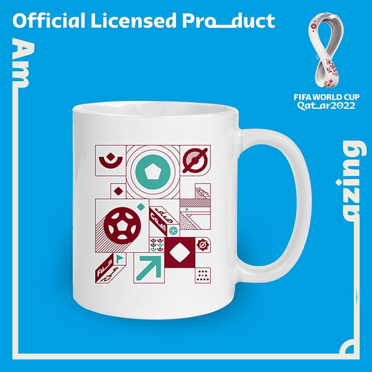 World Cup Qatar 2022 Ceramic Mug - 450 ml