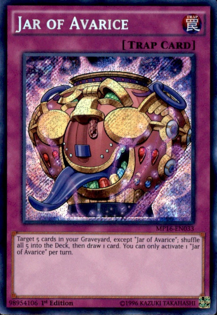 Yu-Gi-Oh! Jar of Avarice MP16-EN033