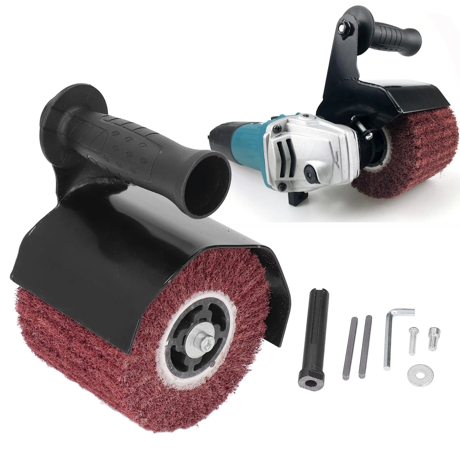 Burnishing Polishing Machine - Handheld Angle Grinder