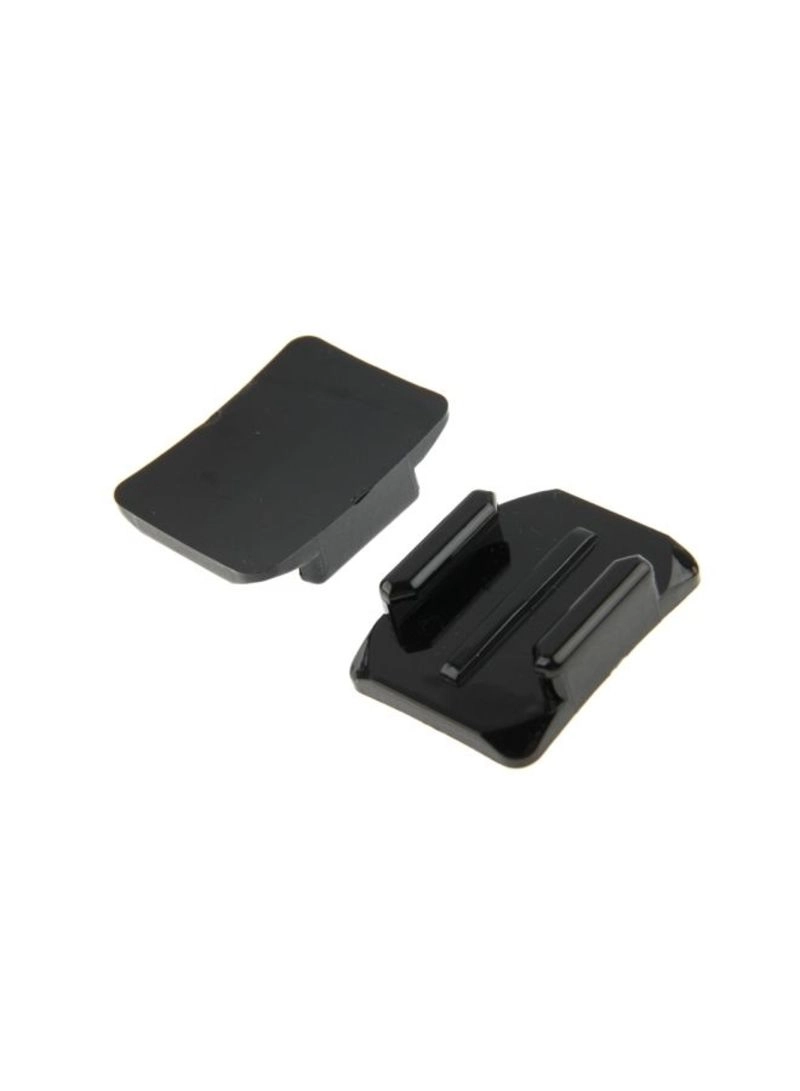 Curved Surface Sticky Camera Mount - 2-Piece Black