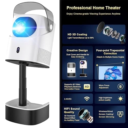 Portable Projector HY420 12000 Lumens