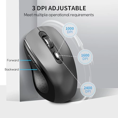 Ergonomic Optical Mouse - USB Wireless
