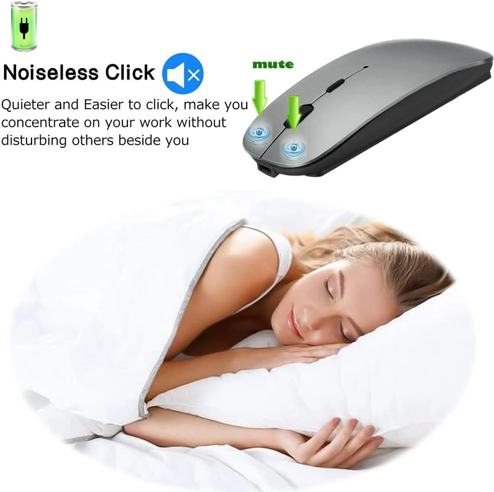 LED Rechargeable Mouse - Bluetooth