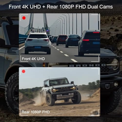 Dash Cam - 2160P for Ford Bronco 2021 2022 2023 2024