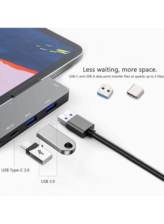 USB C Hub - 6-in-1 4K HDMI USB 3.0