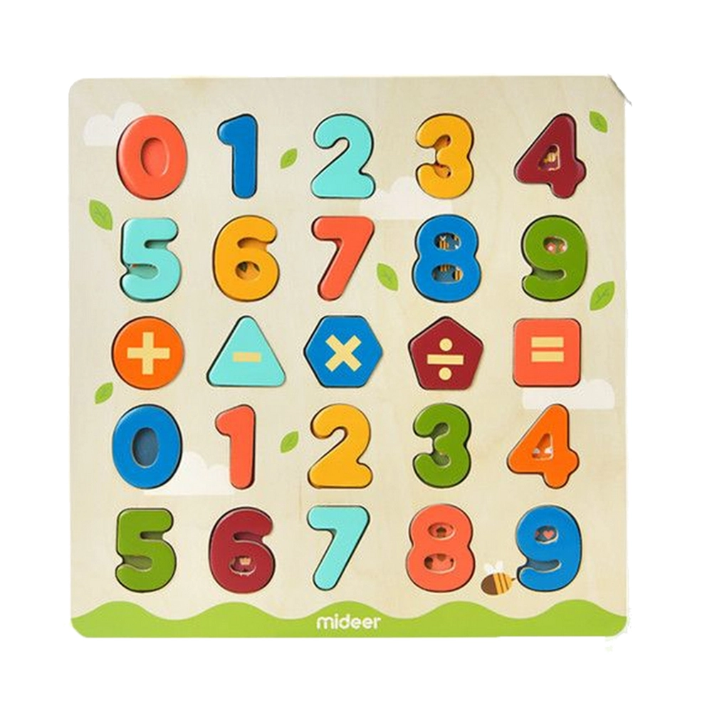 Wooden Number Board - 18 Months