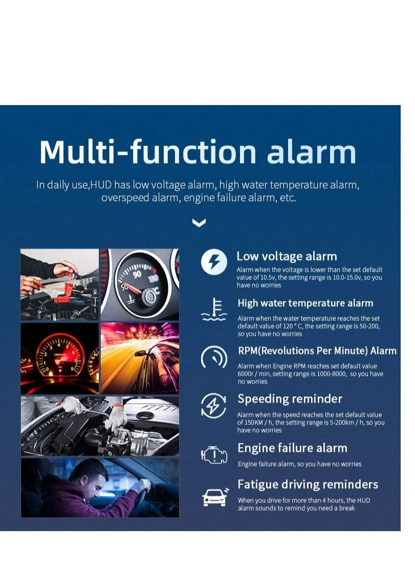 Head Up Display - M12 Vehicle Speed Meter