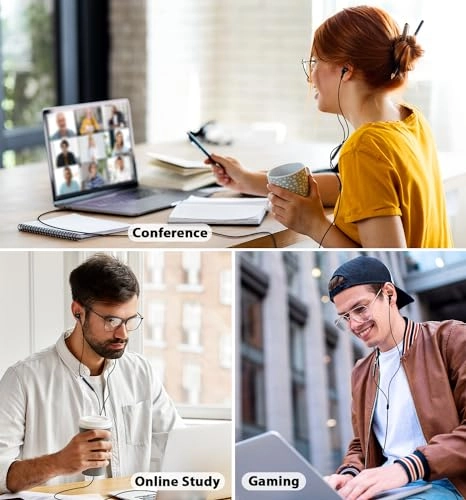 USB Computer Headphones - Wired Headset