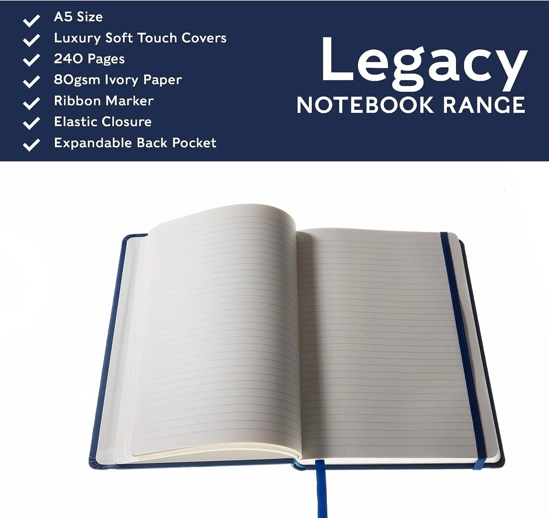 Legacy A5 Softcover - Lined 240 Pages