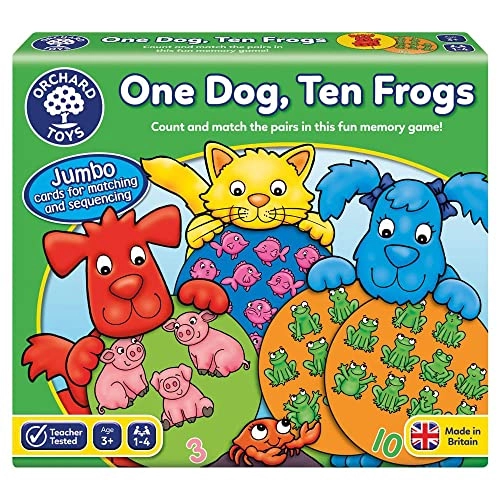 One Dog, Ten Frogs - 3-7 years