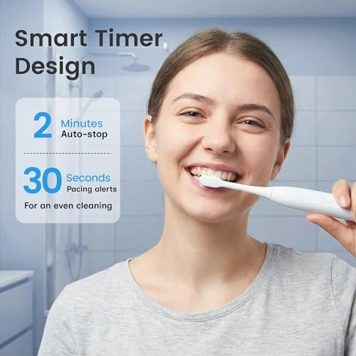 Electric Toothbrush - 5 Modes 3 Intensities Pressure Sensor