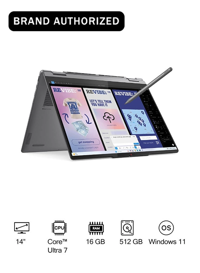 Yoga 7 14ILL10 - 14'' Core Ultra 7-256V 16GB DDR5 512GB SSD