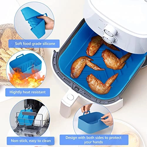 Air Fryer Silicone Liner - Food-grade Silicone 2PCS