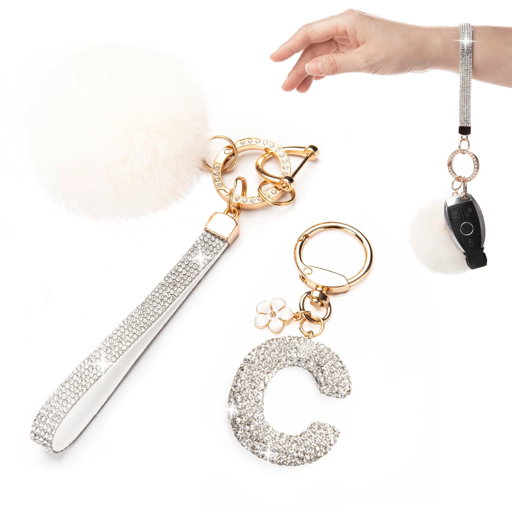 Initial Keychain - Letter