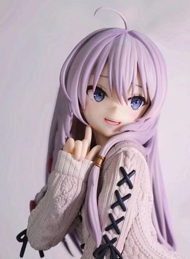 halamodo Sitting Elaina in Sweater Figurine - PVC