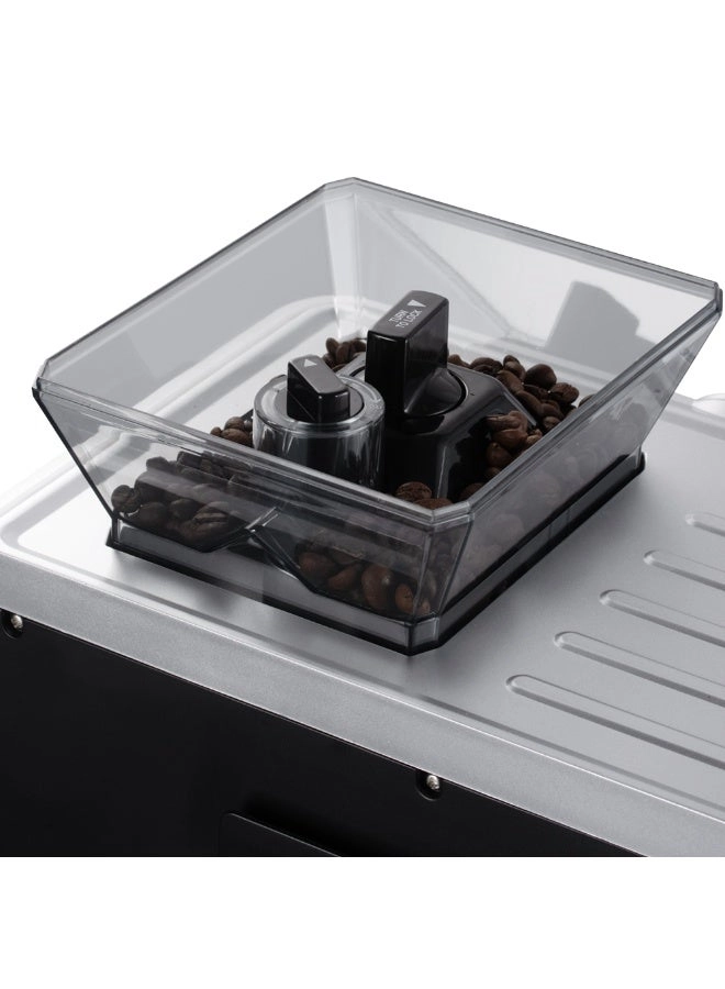 Professional Barista - Built-in Grinder Milk Frother Twin Brewing Cycle