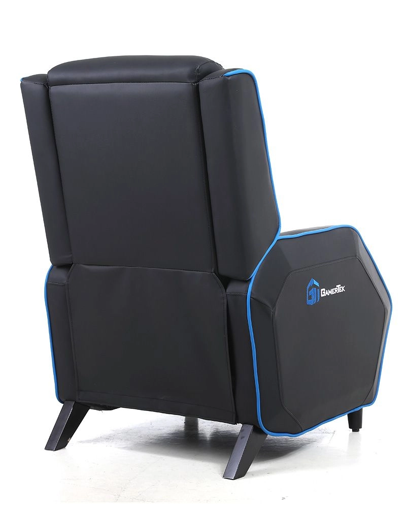 GT-ELITE - Black & Blue Diamond Shape PU Leather