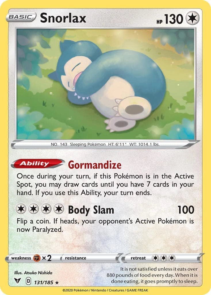 Pokémon Snorlax 131/185