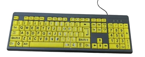 Large Print Computer Keyboard - US Wired
