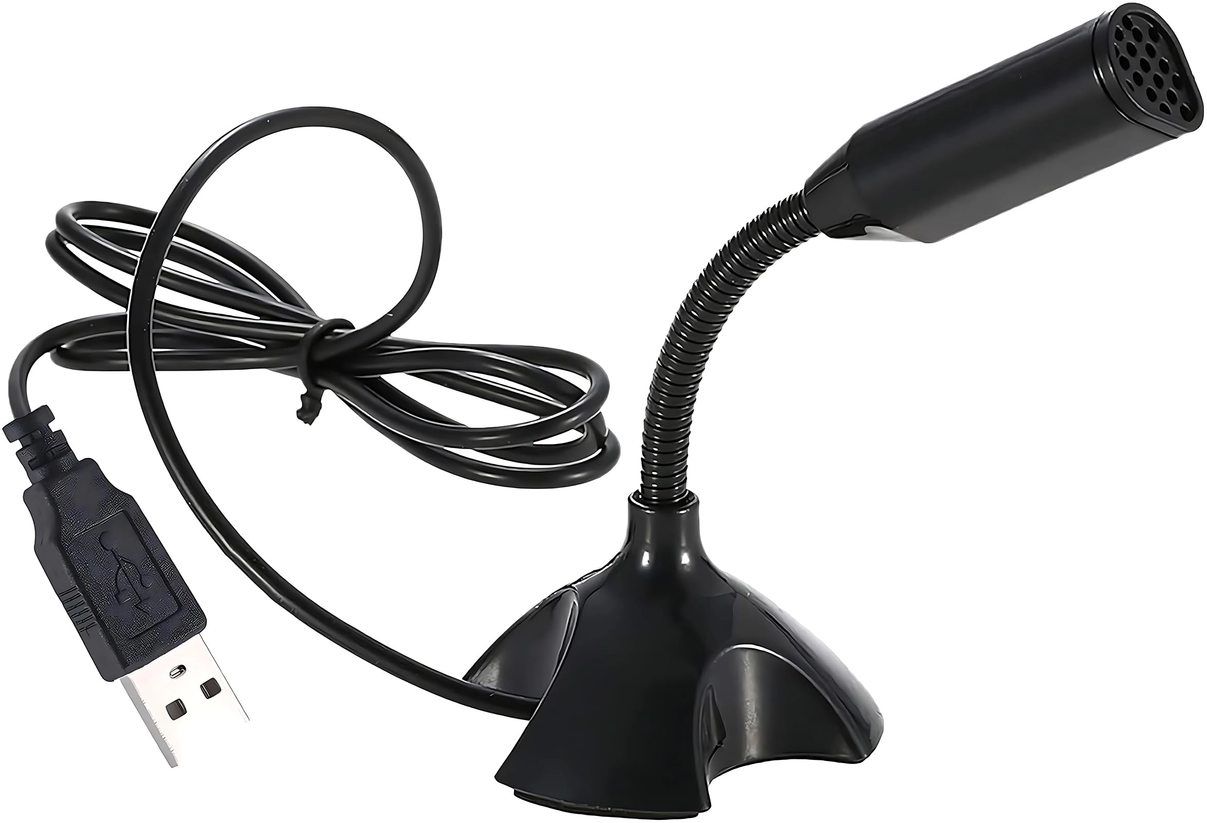 Blapsuro M-306 USB+3.5mm-Mini-Jack Microphone