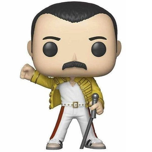 Freddie Mercury - Queen - Platinum Metallic Pop! Vinyl Figure with Enamel Pin