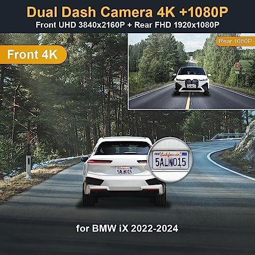 Dual Dash Cam - 2160P+1080P