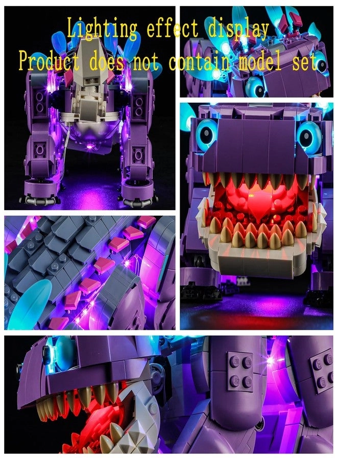LED Light Kit for LEGO Fortnite Klombo 77077 - Plastic 1 4.5-5V