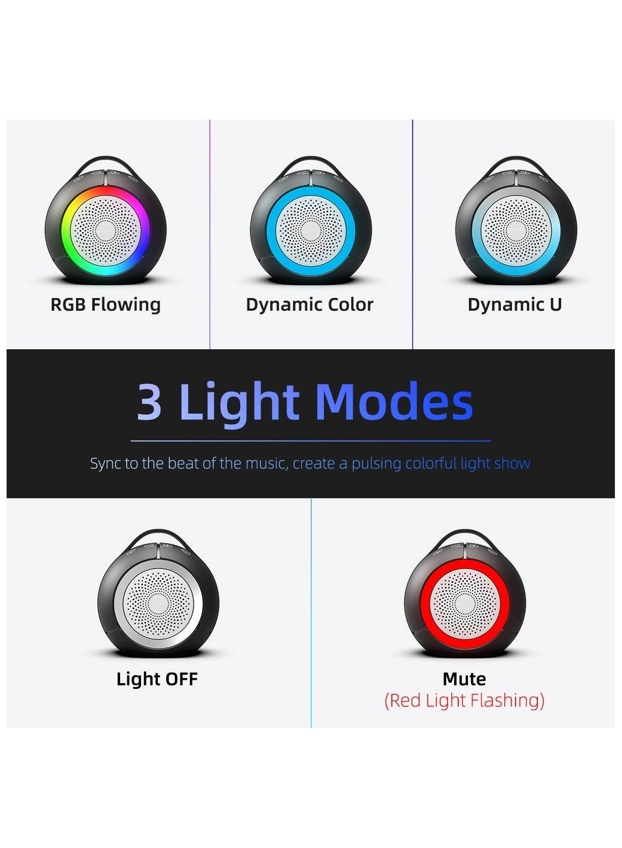 USB Computer Speakers - Plug-N-Play Dynamic RGB Light