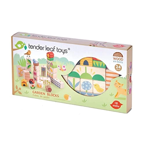 Garden Themed Push & Click Stacking Blocks - 24 piece(s)