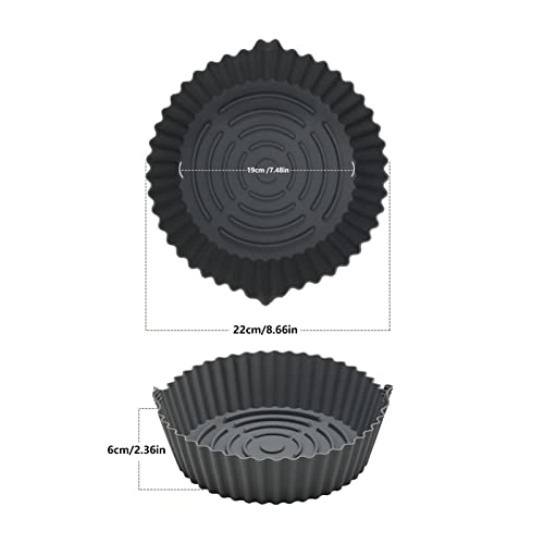 Air Fryer Silicone Pot - food-grade silicone 2 PCS