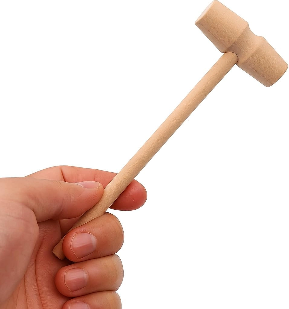 Mini Wooden Hammer - 1 Piece