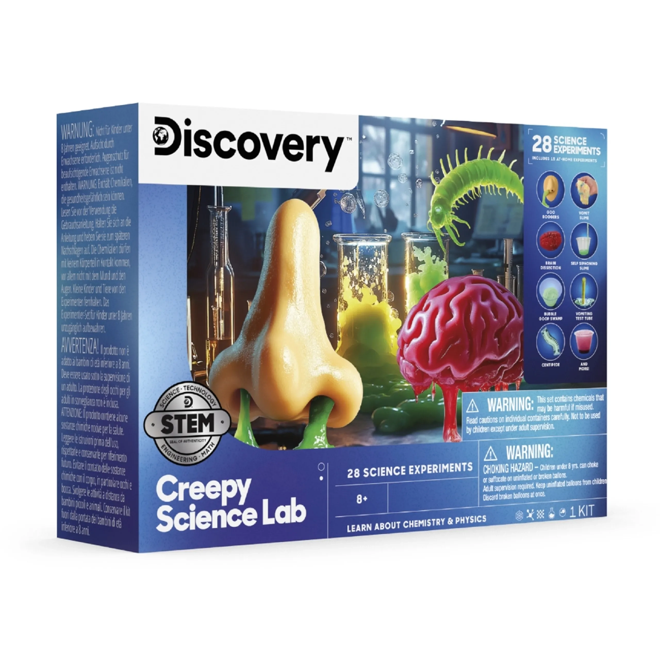 Discovery Paper Creepy Science Lab Chemistry, Biology - 8 years+