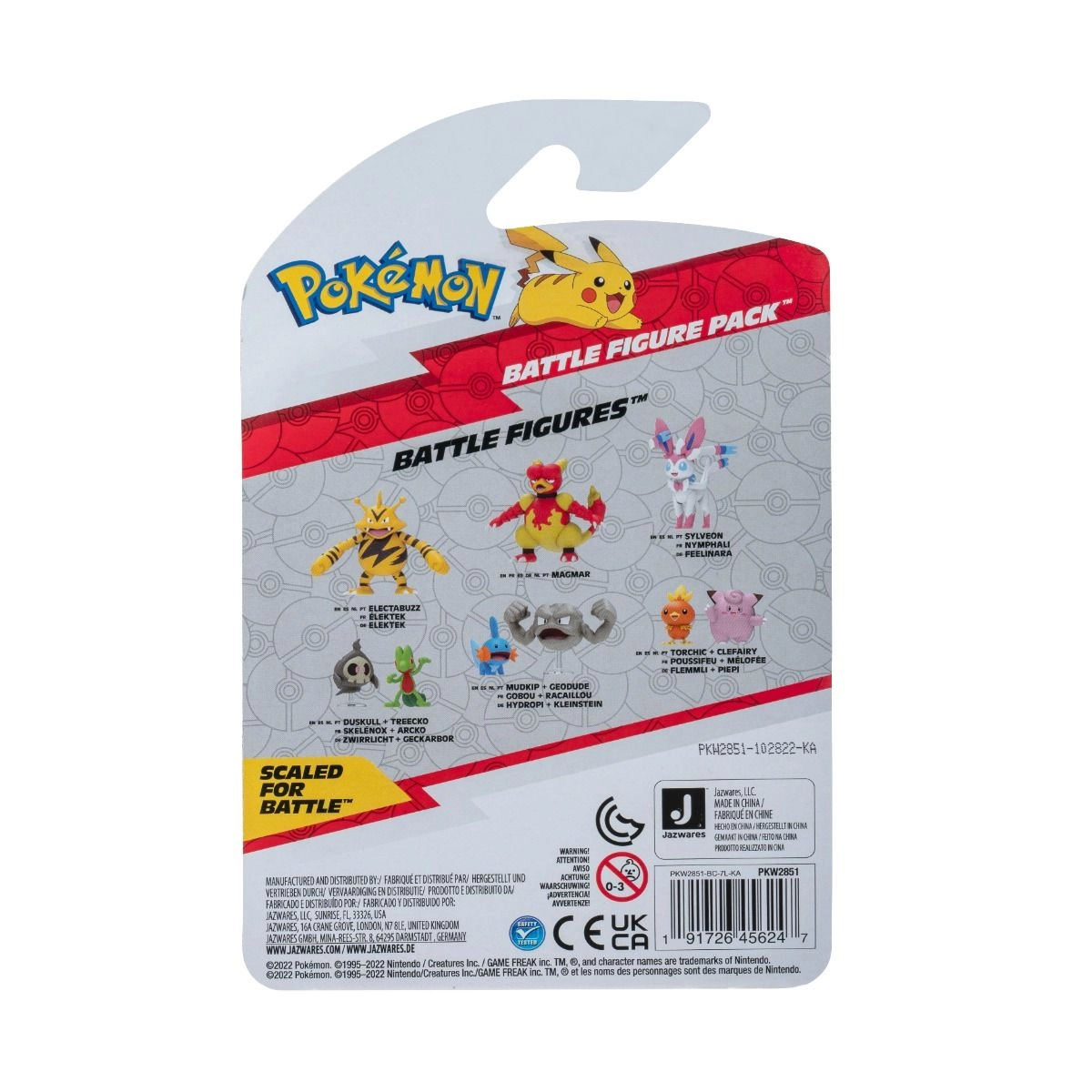 Pokemon Battle Figure Kanto - Style May Vary 2 pcs