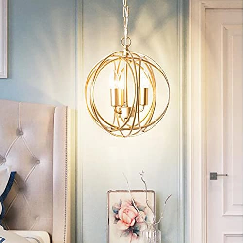 E14 Nordic Post-modern Dining Room Lamp - 40*45cm Golden