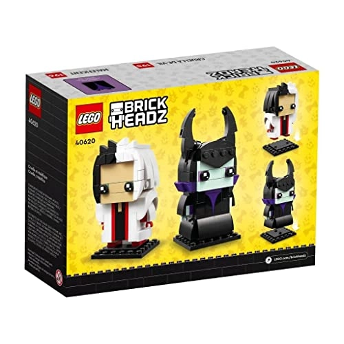 Brickheadz Cruella and Maleficent (40620) - Multicolored