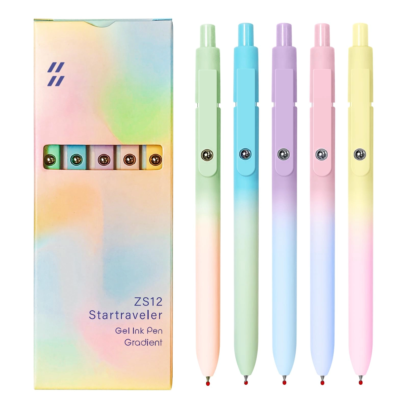 Gel Ink Pen - 5 Pcs 0.5mm
