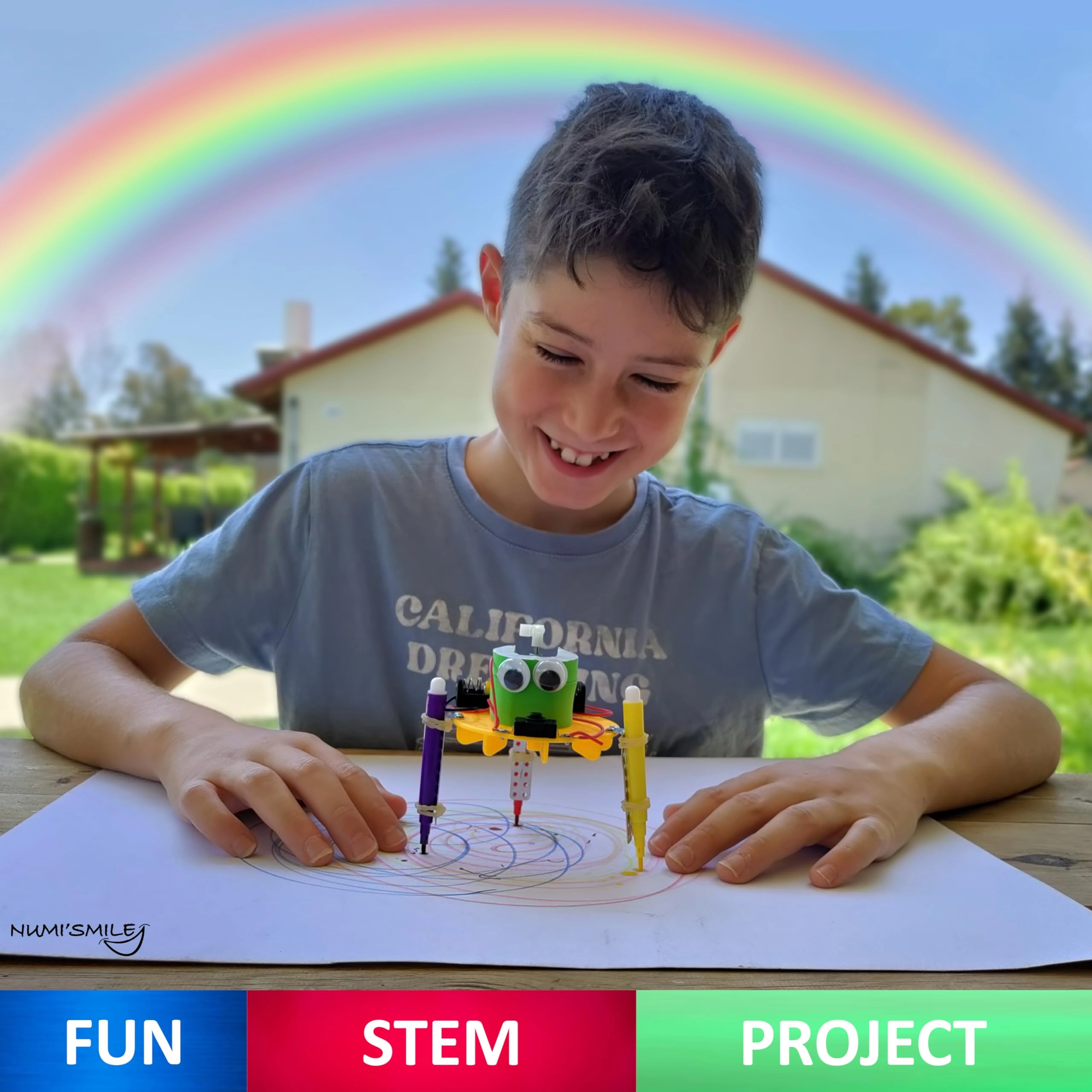 Space Night Light & DIY Robotic Kit - STEM