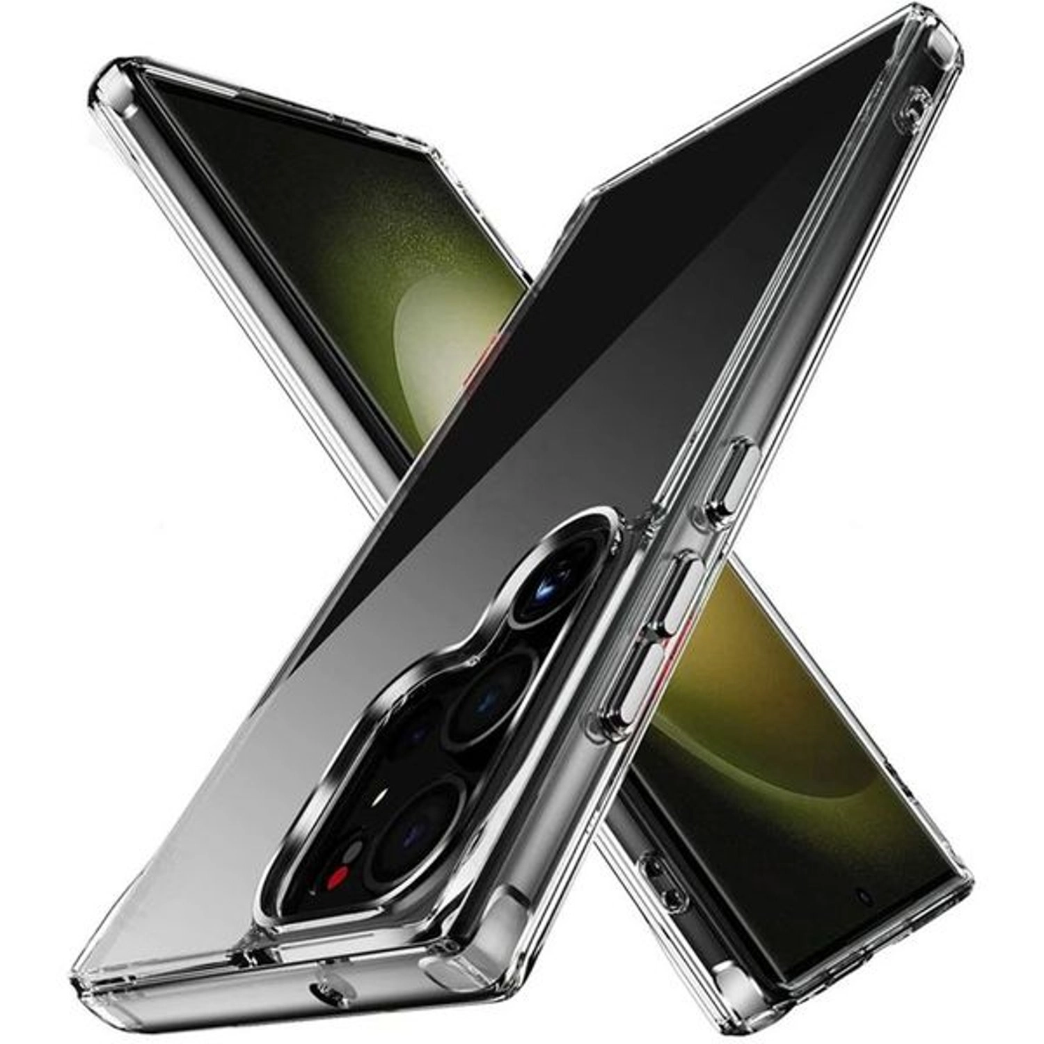 Lucid Clear Case With Screen Protector for Galaxy S23 Ultra