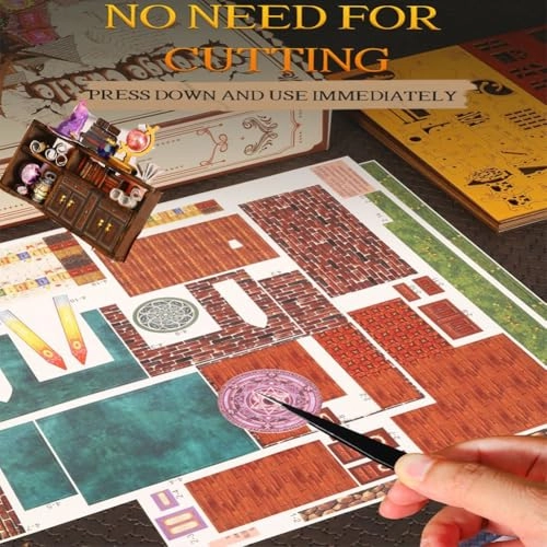 Miniature Wooden Dollhouse Furniture Kit - Creative Room 1:24