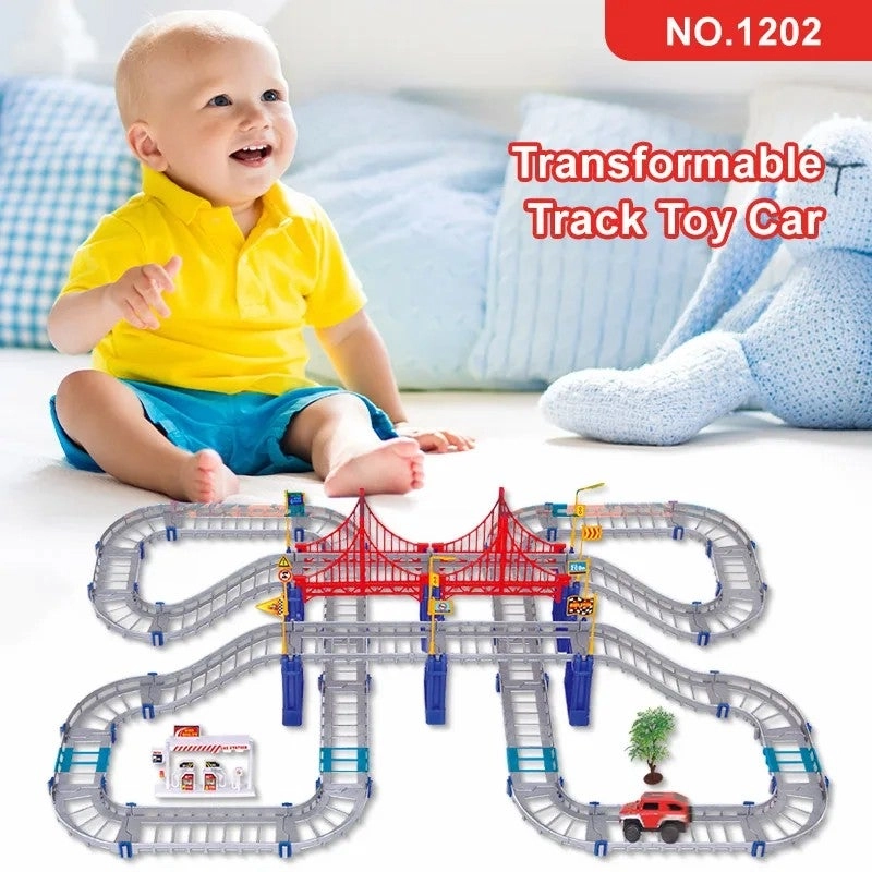 Electric High-Speed Rail Toy Set - 108 pcs