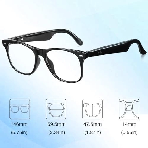 AI Translation Smart Glasses - Bluetooth 160 Languages