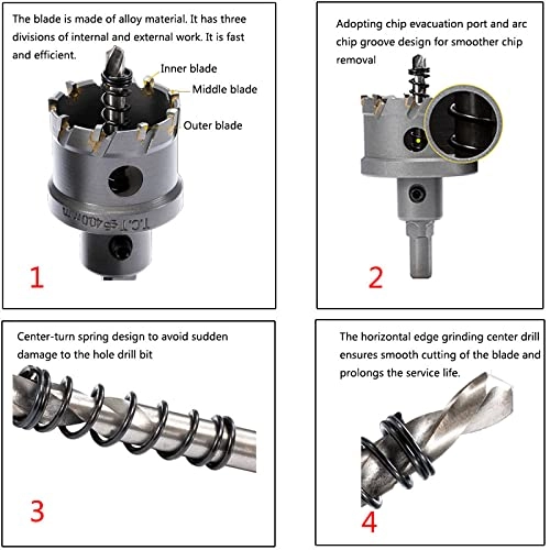 Hole Saw - 53mm stainless steel