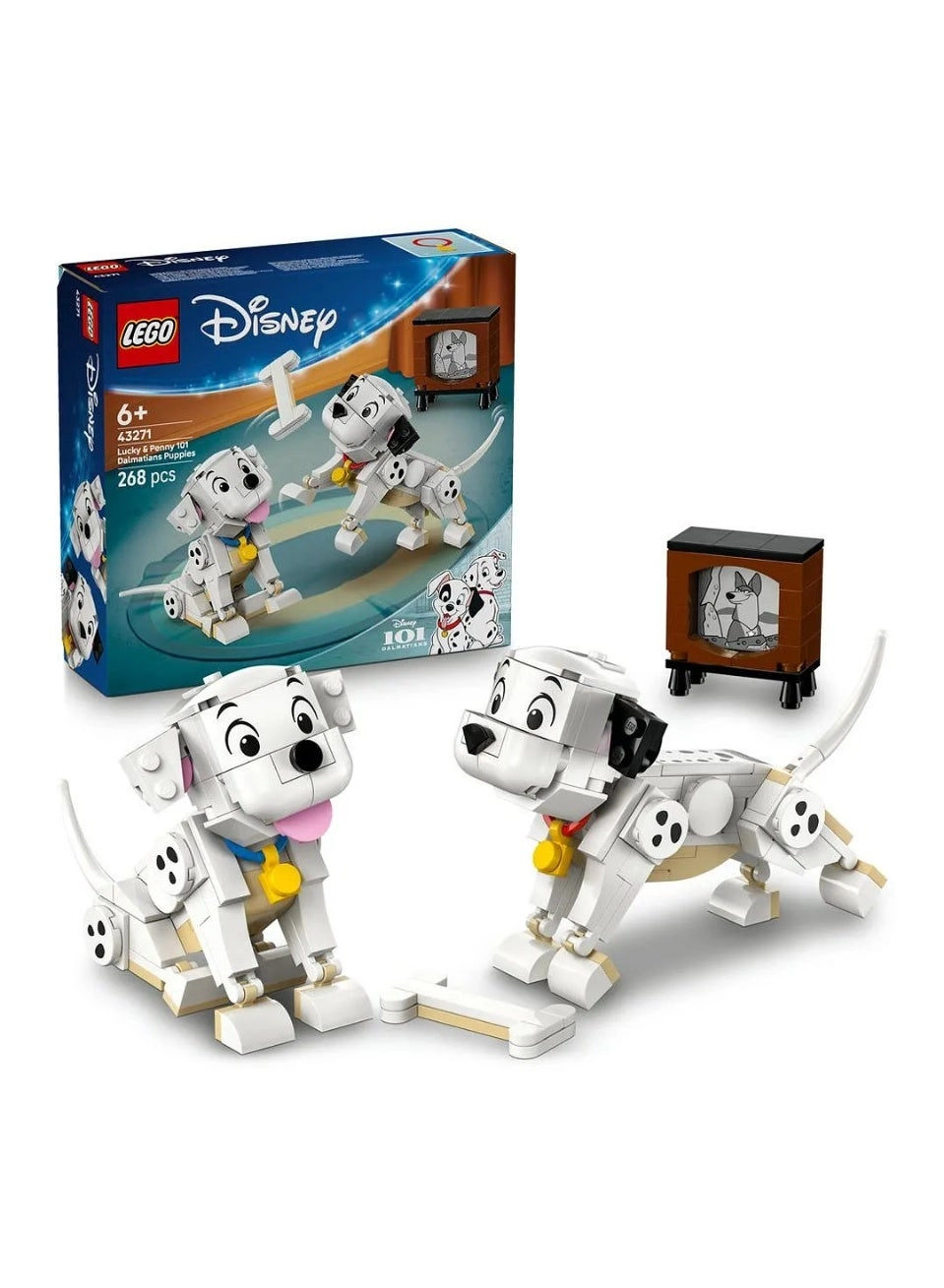 Disney Lucky & Penny 101 Dalmatians Puppies (43271) - Classic 6+