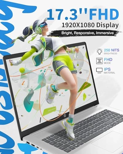 HP Laptop 17 - 17.3'' Ryzen 5-7430U 32GB DDR4 1TB SSD