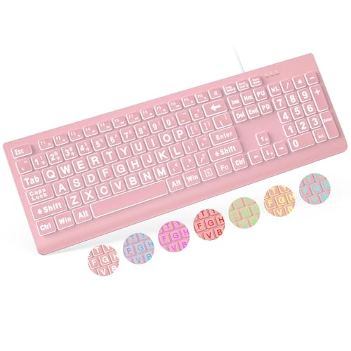 Large Print Backlit Keyboard - Standard Wired