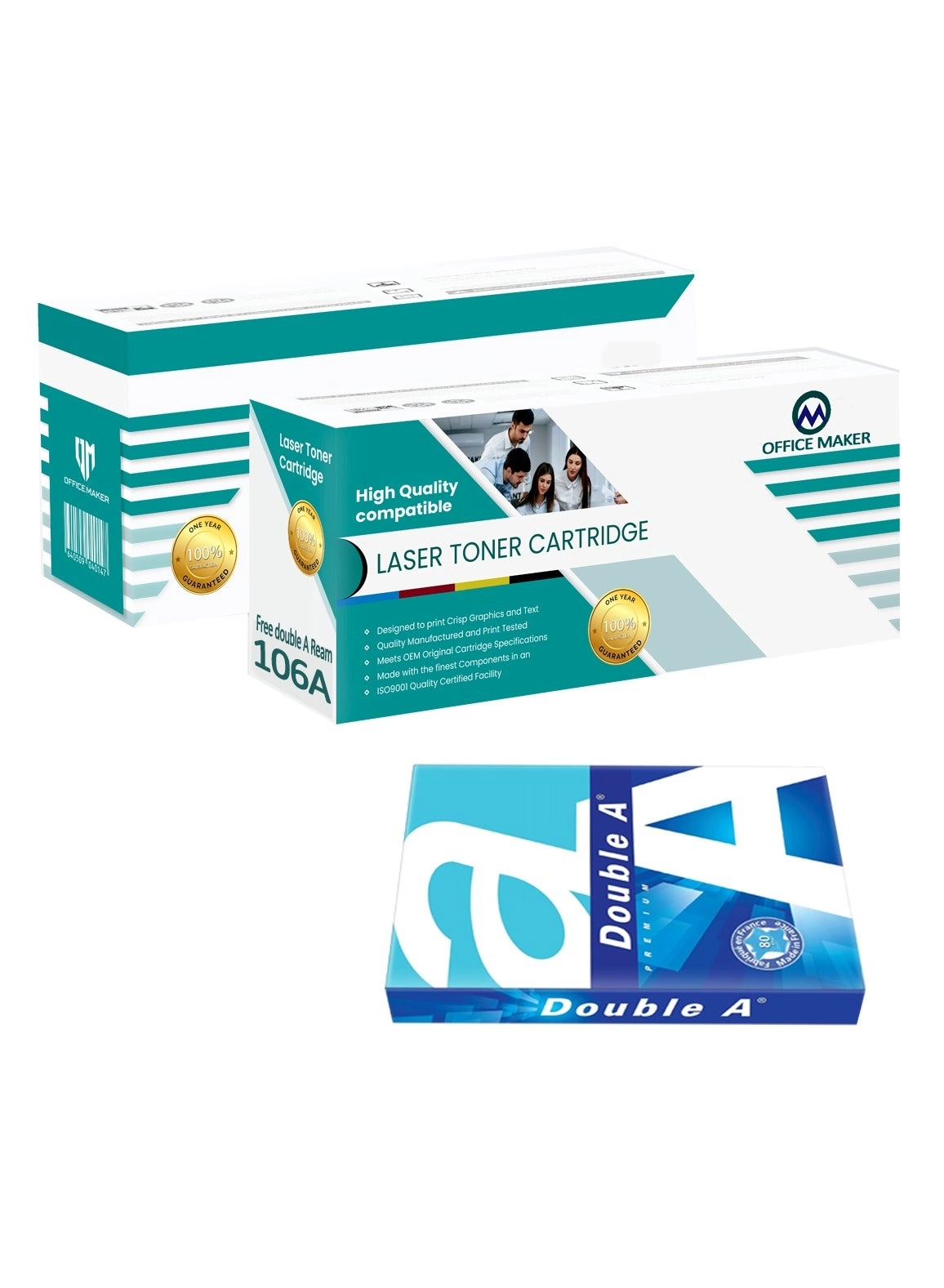 Office Maker 106A W1106A - 2-Pack black