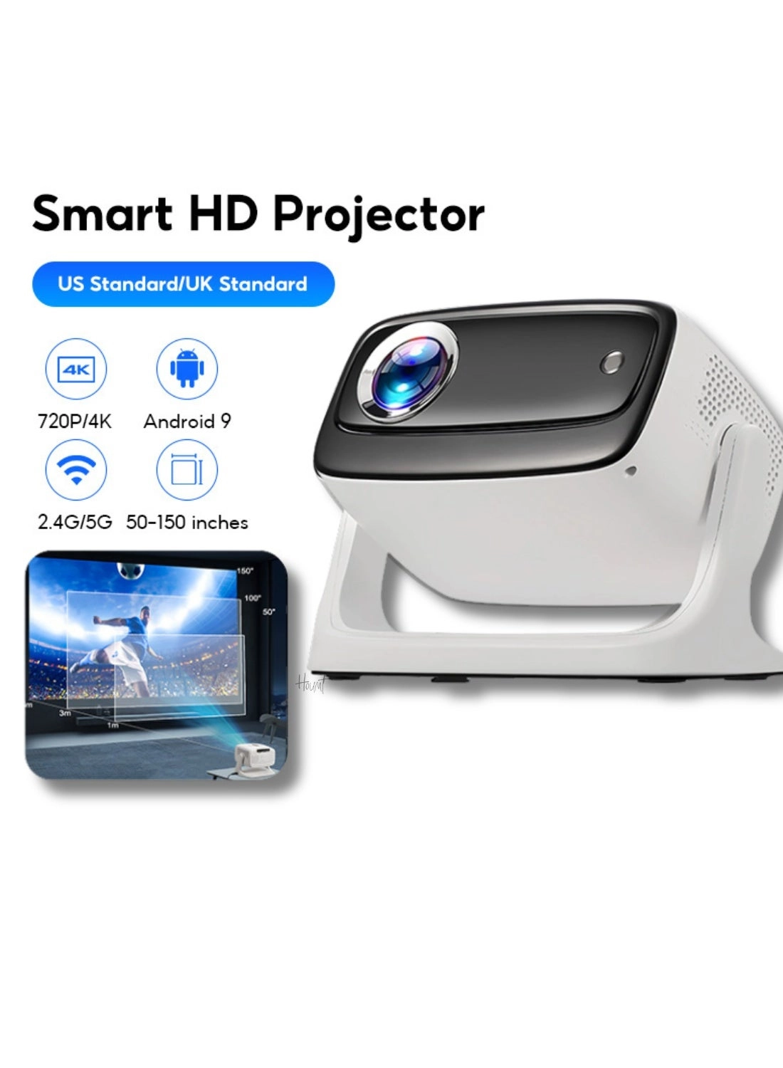 Mini Projector 9999 lm 1080x1920