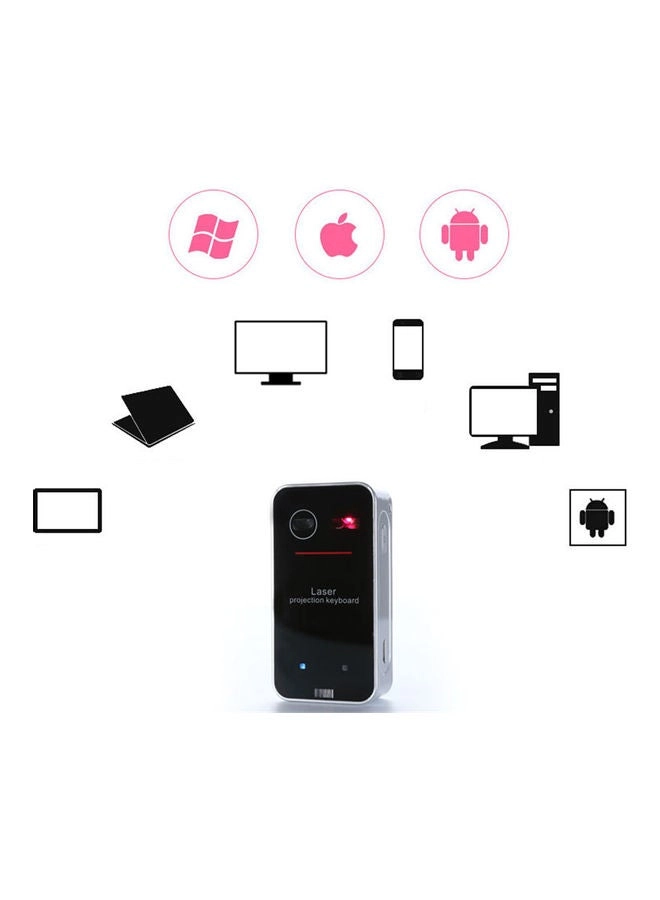 Laser Projection Keyboard - Wireless