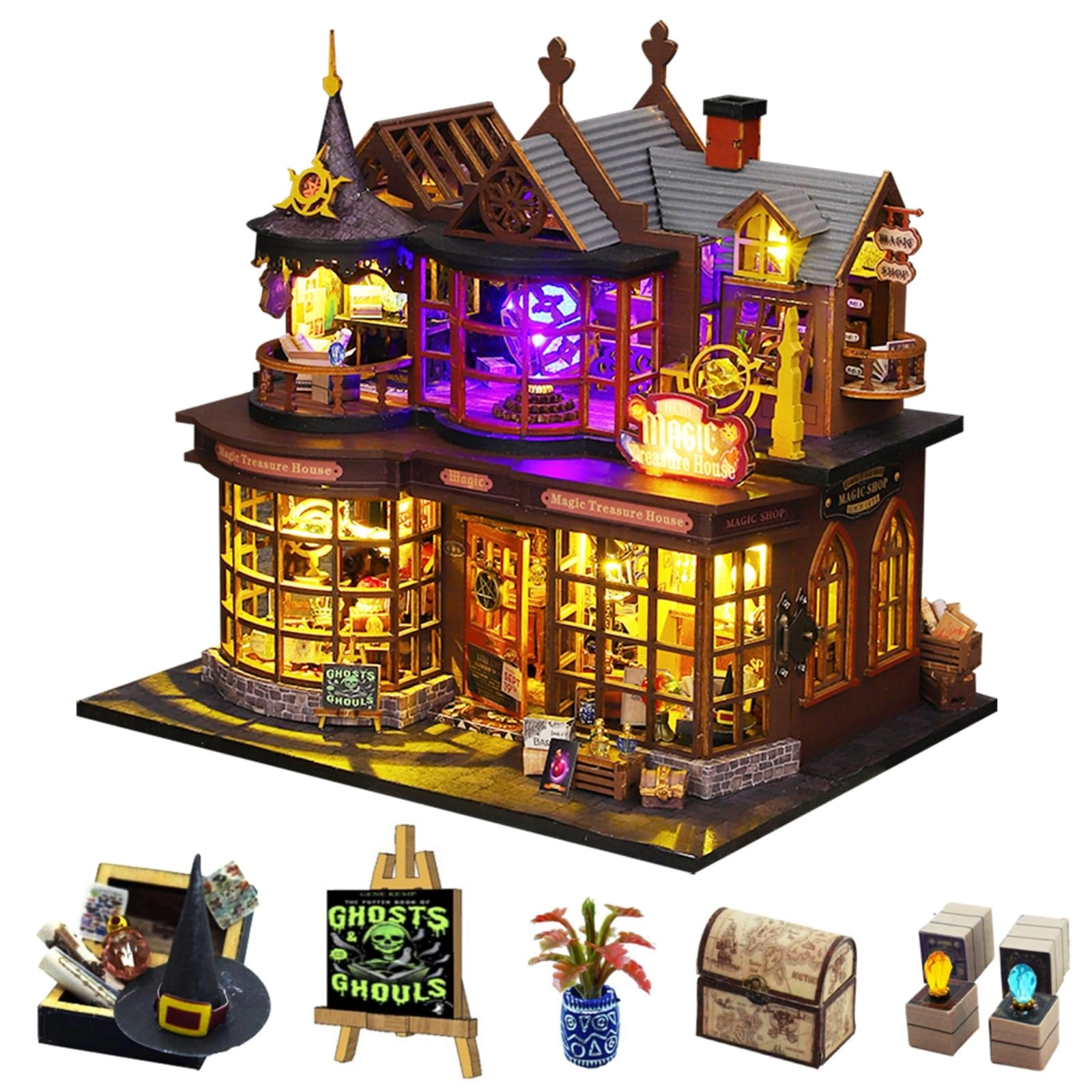 CUTEROOM Magic House - Braun Wood