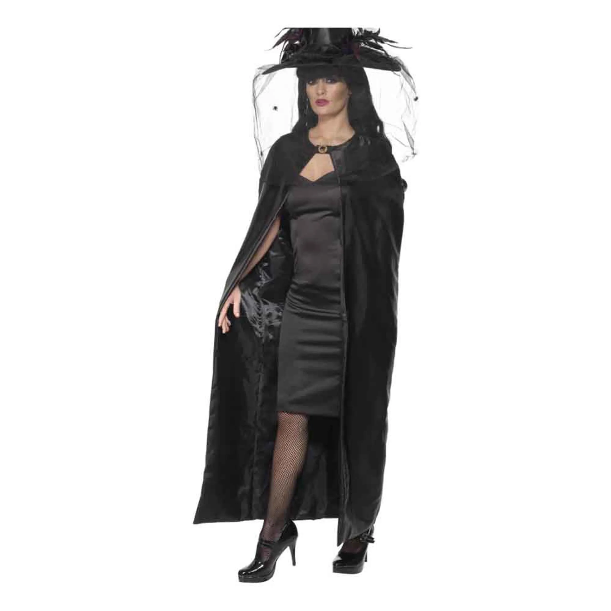 Smiffys Deluxe Witch Cape - For Women One size